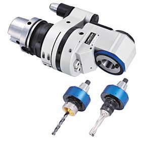 Winkelkopf Aufbau-Typ mit Kühlmittel durch das Zentrum